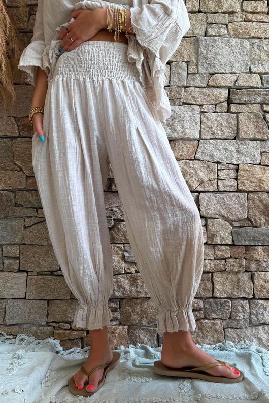 Sundaze Cheesecloth Bloomer Pant Calico